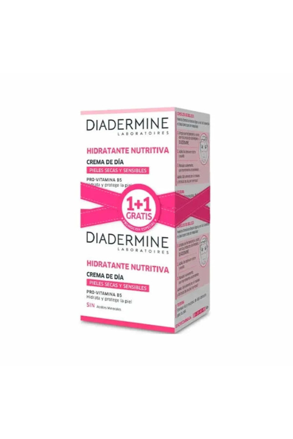 Diadermine Crème De Jour Hydratant Nourrissant 50ml Coffret 2 Produits