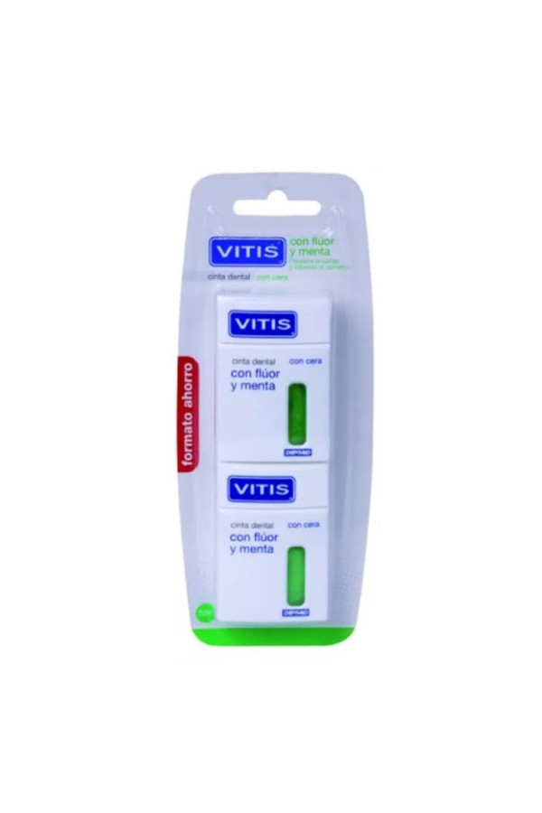 Vitis Dental Tape Avec Fluoruro et Menthe 2x50m