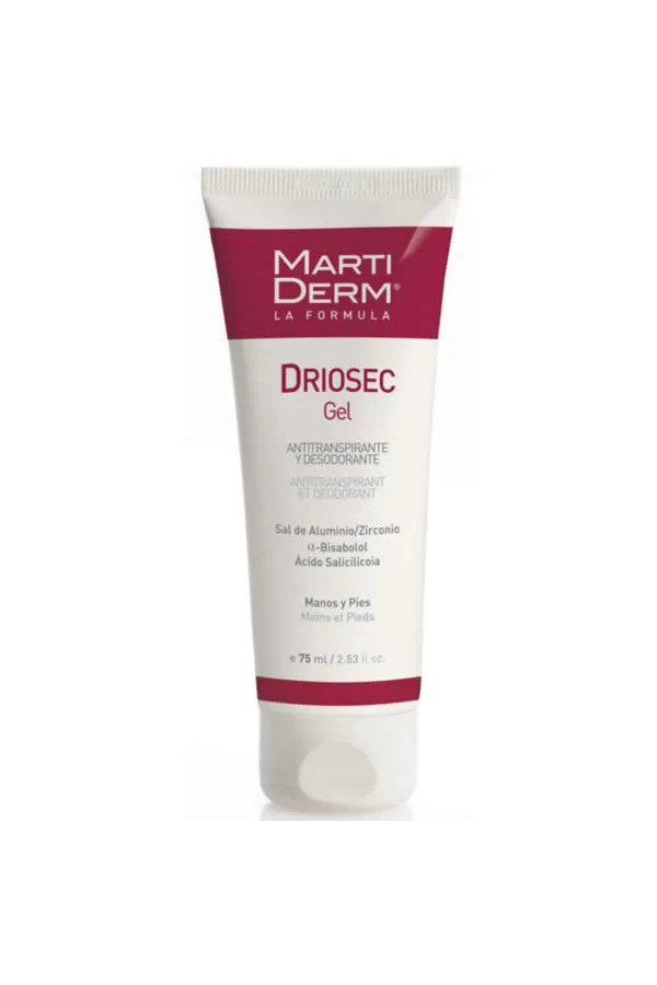 Martiderm Driosec Déodorant Gel Pour Les Mains et Les Pieds 75ml