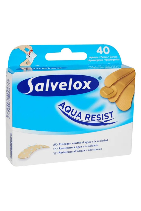 Salvelox Aqua Resist Pansements Grande Taille 40 Pcs