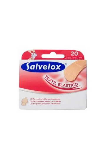 Salvelox Tissu Bandage Adhésif 20 Pcs