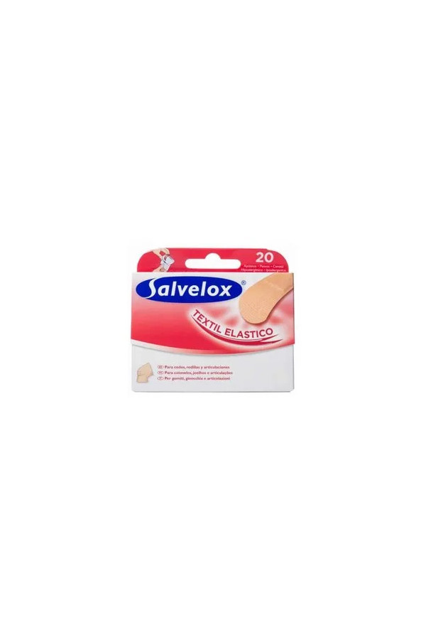 Salvelox Tissu Bandage Adhésif 20 Pcs