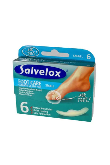 Salvelox Emplâtre Hydrocolloïde Petit 6 Unités 21×64 mm