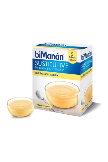 Bimanan Sustitutive Crèmes à la Vanille 5 Unités