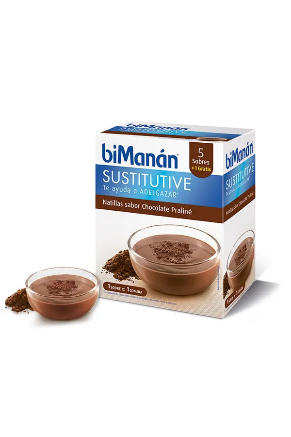 Bimanan Sustitutive Crèmes au Praliné 5 Unités