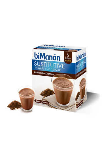 Bimanan Sustitutive Milk-shake Au Chocolat 5 Unités