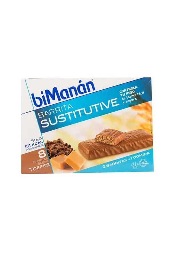 Bimanán Bimanan Sustitutive Barres Toffee 8 Unités