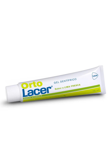 Ortolacer Gel Dentaire Arôme Citron Vert 75ml