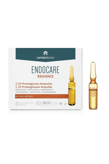 Endocare C20 Protéoglycans 30 Ampoules - Peau Sèche et Déshydratée