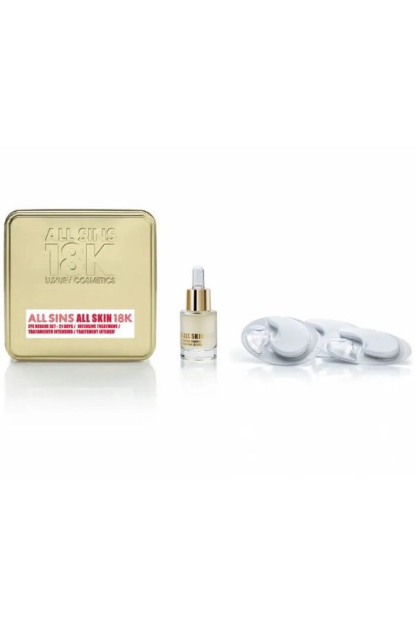 All Sins 18k All Skin Eye Rescue 21 Days Intensive Treatment Coffret 2 Produits