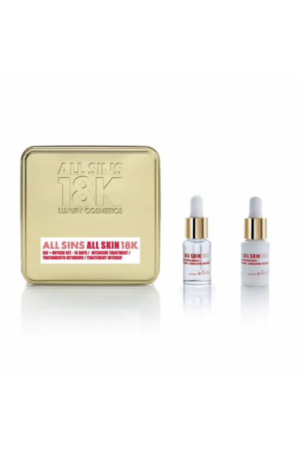 All Sins 18k All Skin Efg Oxygen 15 Days Intensive Treatment Coffret 2 Produits