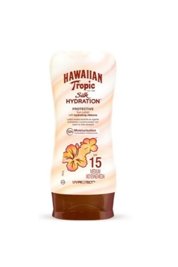Hawaiian Tropic Silk Hydration Protective Sun Lotion Spf15 180ml