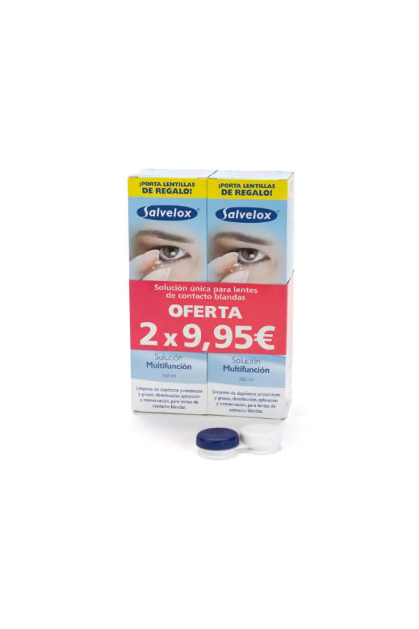 Salvelox Pack Solution Unique Lentilles 2x360ml