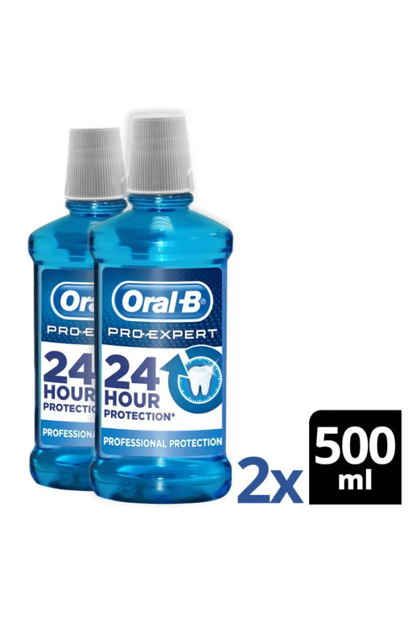 Oral-B Pro-Expert Rince-Bouche Protection Professionnelle 500ml Coffret 2 Produits