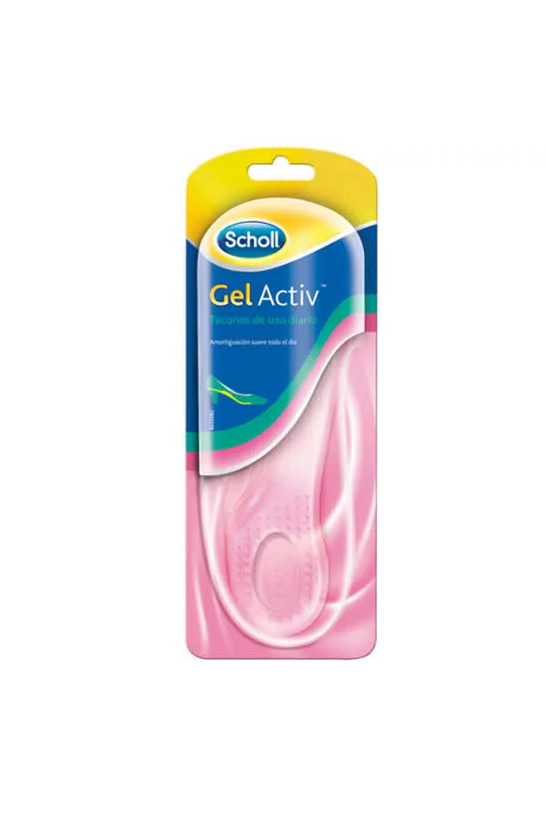 Scholl GelActive Semelles Talons Usage Quotidien Taille 35-40.5