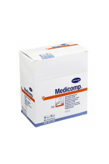 Hartmann Medicomp Soft Gauze 10X10cm 2x25 Unités