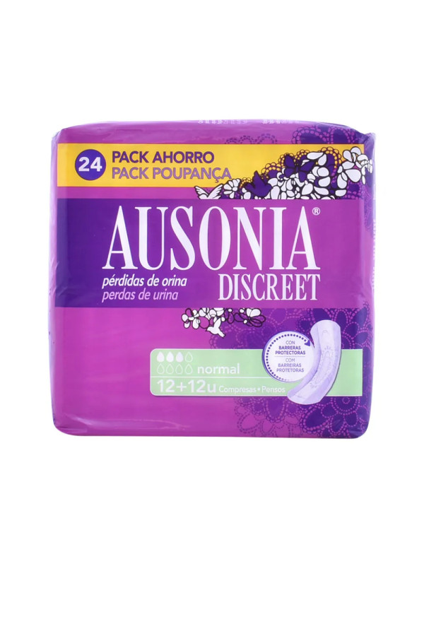 Ausonia Discreet Normal Serviettes Hygiéniques 24 Unités