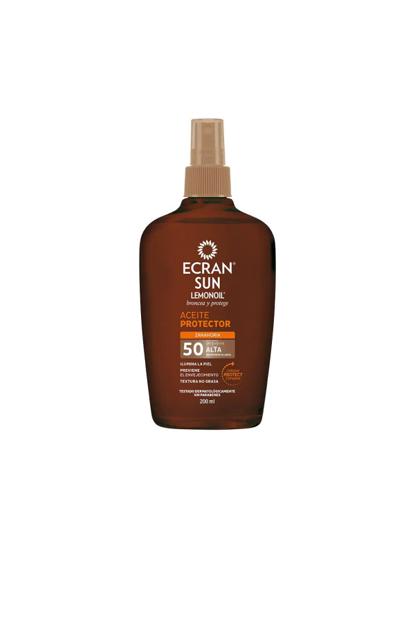 Ecran Sun Lemonoil Huile Solaire Spf50 200ml