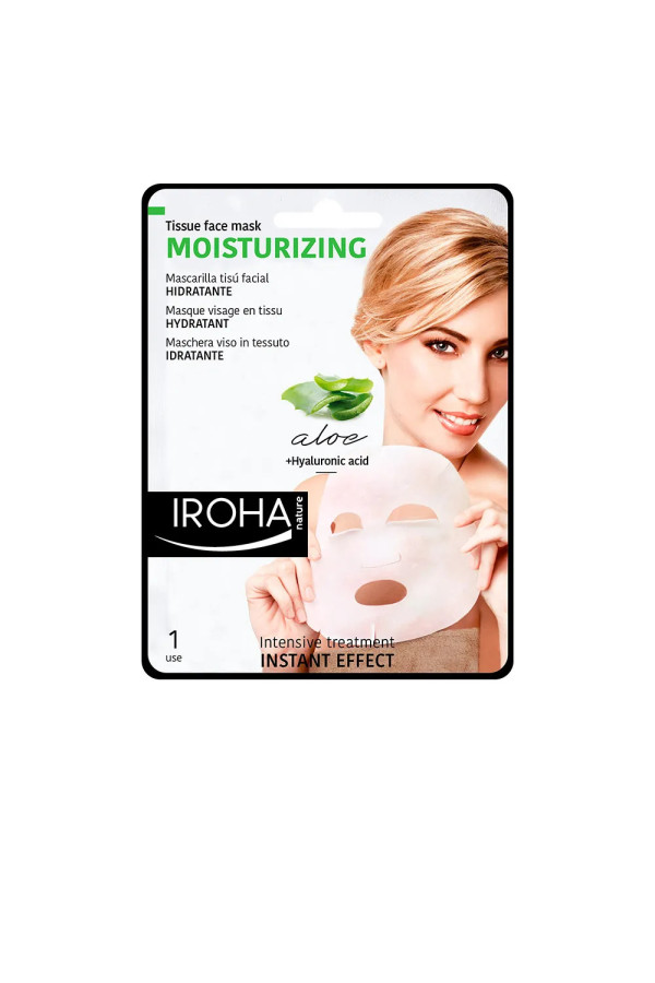 Iroha Nature Hydratant Masque Visage En Tissu Aloe Vera 1 Unité 