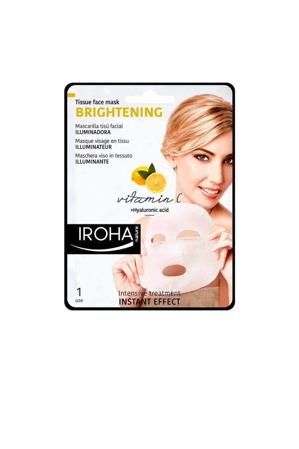 Iroha Nature Teint Lumineux Masque Visage En Tissu Vitamine C 1 Unité