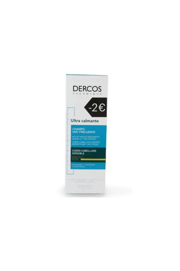 Vichy Dercos Ultra Soothing Shampoo for Dry Hair 200ml