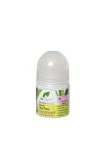 Dr Organic Tea Tree Déodorant Roll On 50ml