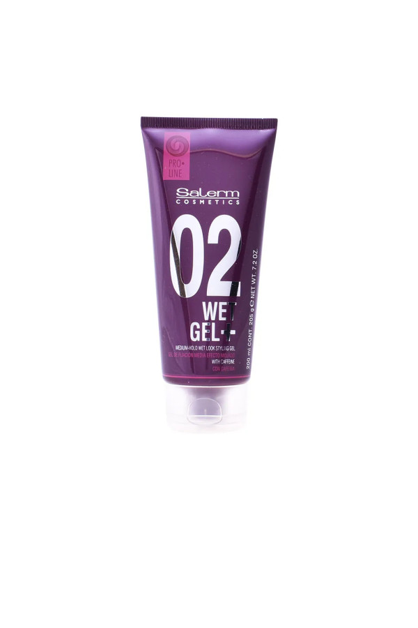 Salerm Cosmetics Wet Gel + Medium Hold Wet Look Styling Gel 200ml 