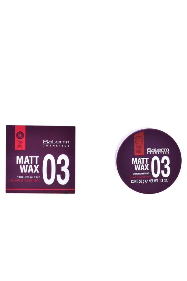 Salerm Cosmetics Matt Wax Strong Hold Matte Cire 50g