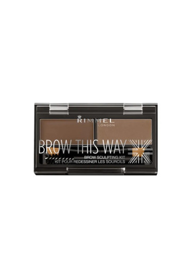 Rimmel Brow This Way Eyebrow Sculpting Kit 002 Mid Brown