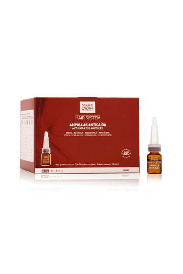 Martiderm Hair System Anti-Cheveux Perdent 28 Ampoules