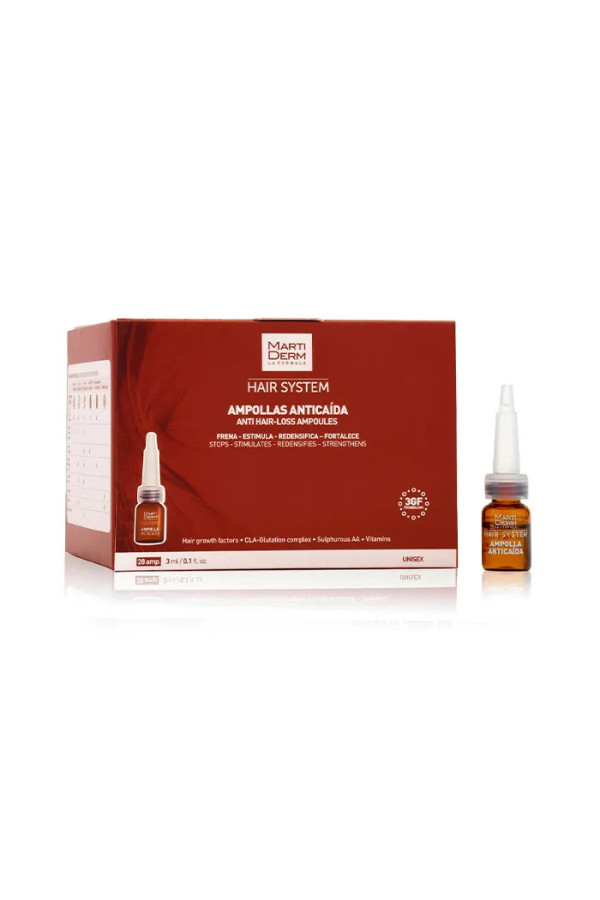 Martiderm Hair System Anti-Cheveux Perdent 28 Ampoules