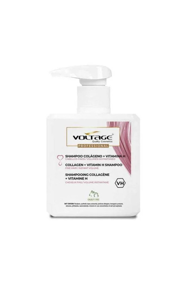 Voltage Cosmetics Colágeno Vitamina H Champú 500ml