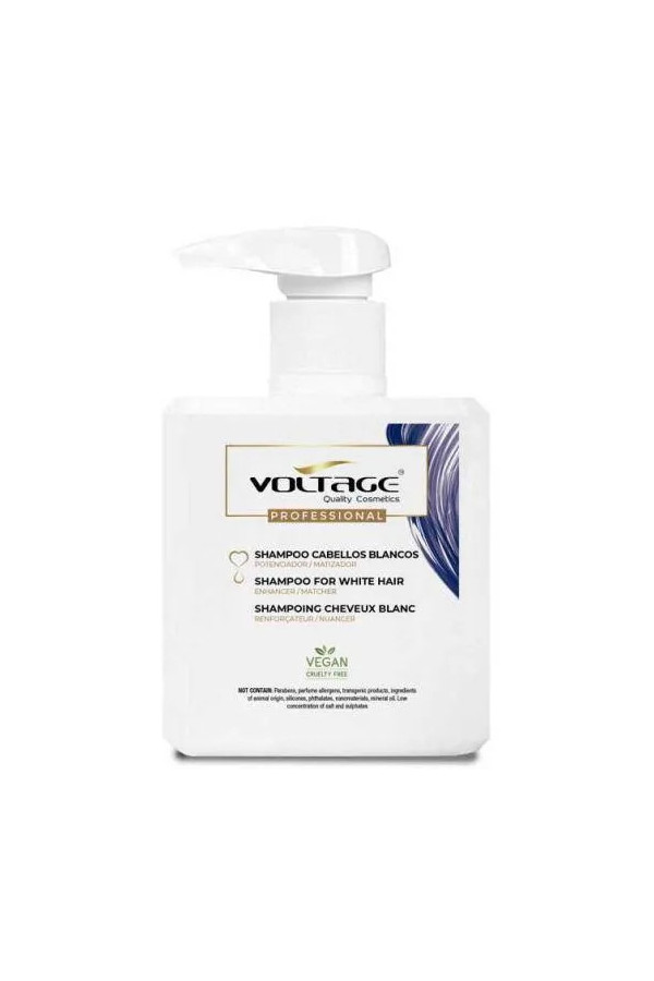 Voltage Cosmetics Therapy Ultra Violet Cabellos Blancos 2 En 1 Champú-Mascaril
