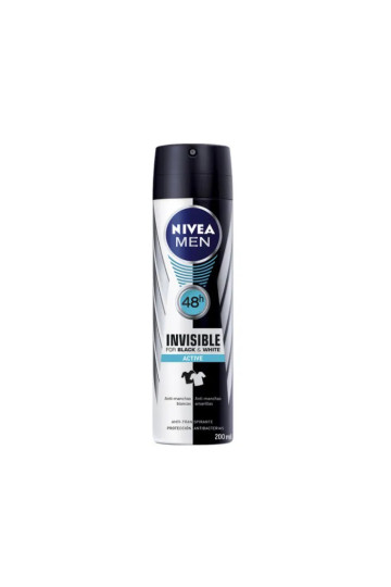 Nivea Men Invisible For Black And White Active Deodorant Spray 200ml
