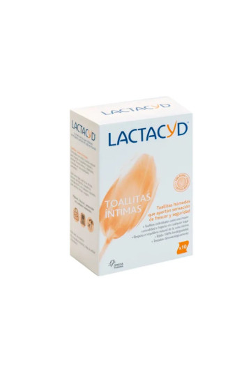 Lactacyd  Lingettes Intimes 10 Unités 