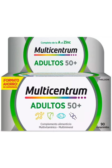 Multicentrum Adultes 50+90 Comprimés 