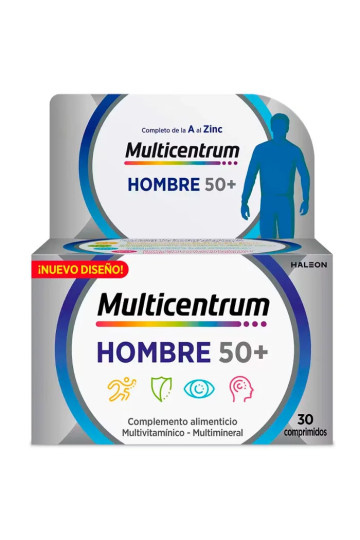 Multicentrum Homme  50+ 30 Comprimés 