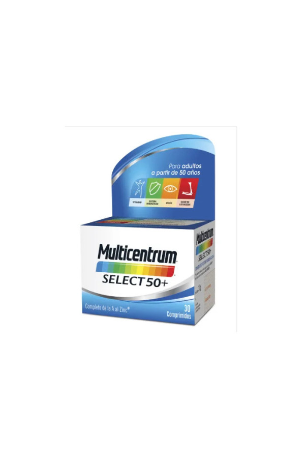 Multicentrum Select 50+ 30 Comprimés 
