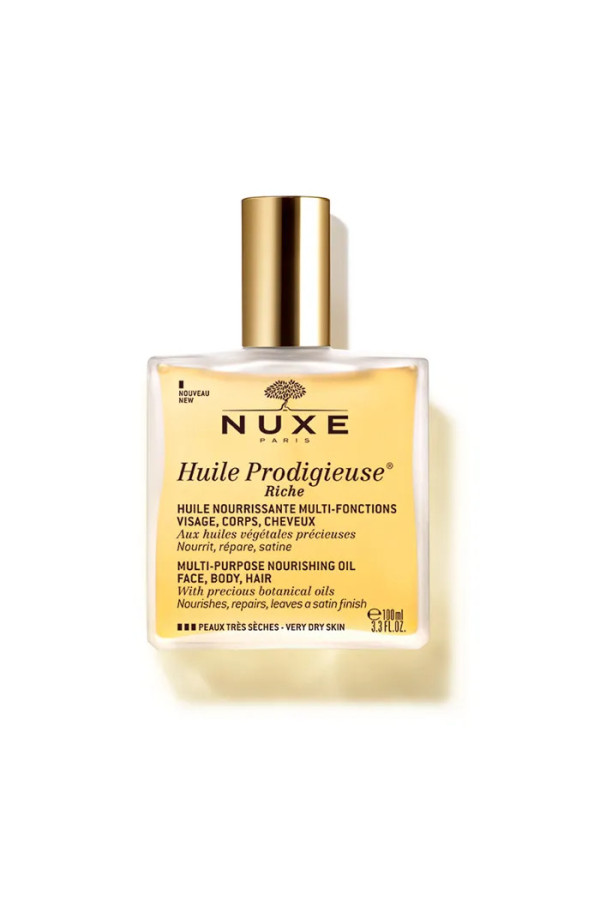 Nuxe Huile Prodigieuse Riche Peaux Très Sèches 100ml