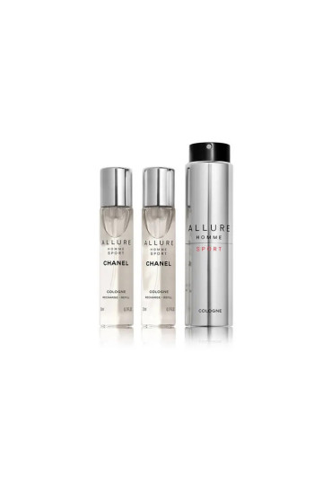 Chanel Allure Homme Sport Travel Spray Rechargeable Coffret 3 Produits