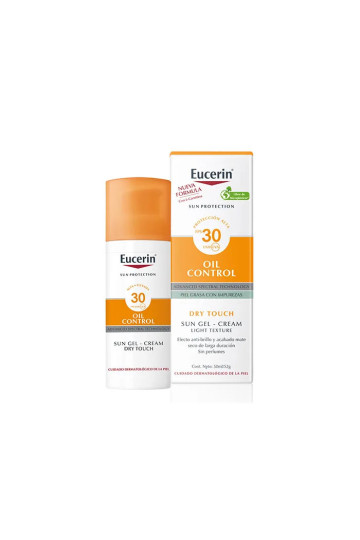 Eucerin Sun Gel Crème Oil Control Toucher Sec Spf30 50ml