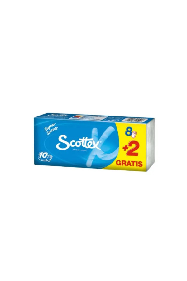 Scottex Pochette 3 Couches 10 Unités