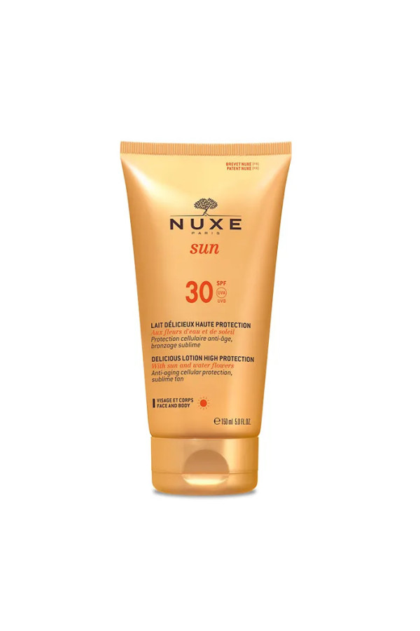 Nuxe Sun Lait Délicieux Visage Et Corps Spf30 150ml