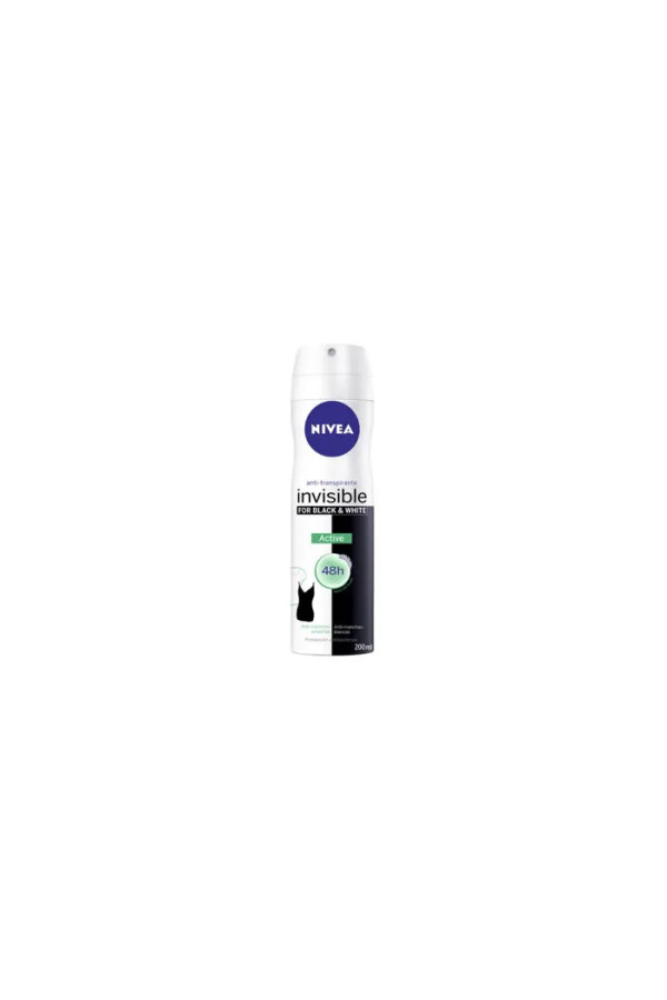 Nivea Atomiseur Black & White Active 200ml
