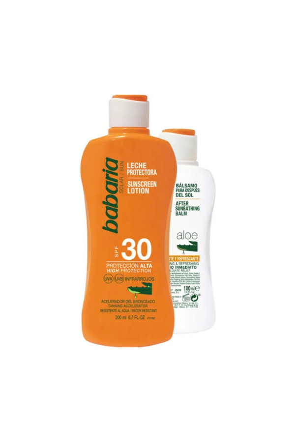 Babaria Sun Sunscreen Lotion Spf30 200ml Coffret 2 Produits