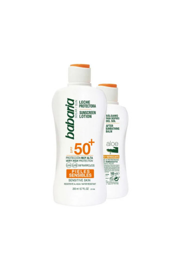 Babaria Sun Sunscreen Lotion Spf50 Plus 200ml Coffret 2 Produits