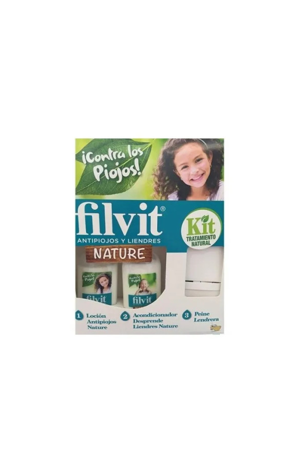 Filvit Nature Anti Poux Lotion 125ml Coffret 2 Produits 