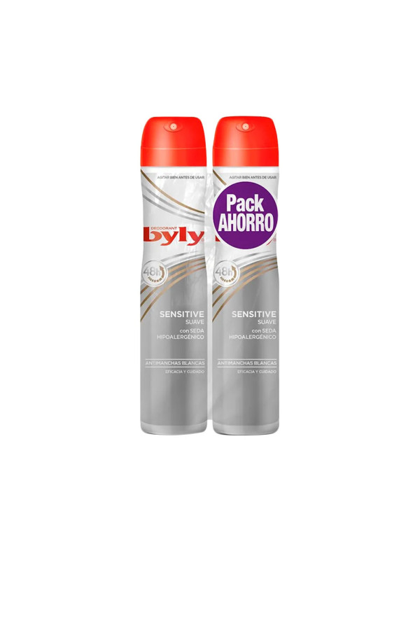 Byly Sensitive Déodorant Vaporisateur 2 x 200ml