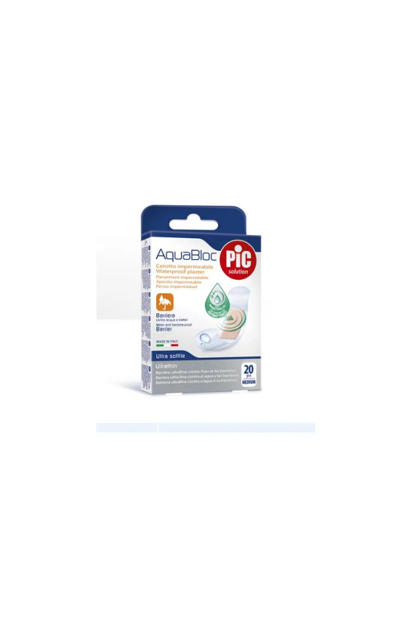 Pic Aquabloc Pansements Imperméables Medium 20 Unités 
