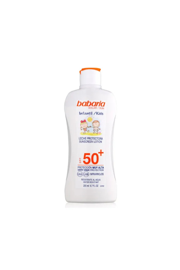 Babaria Sun Kids Sunscreen Lotion Water Resistant Spf50 200ml